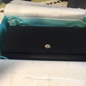 Tiffany & Co Women's Leather Flip Wallet